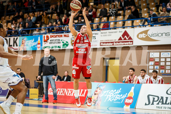 Basketball, Admiral Basketball Superliga 2019/20, Grunddurchgang 14.Runde, Oberwart Gunners, BC Vienna, Mustafa Hassan Zadeh (5)