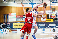 Basketball, Admiral Basketball Superliga 2019/20, Grunddurchgang 14.Runde, Oberwart Gunners, BC Vienna, Sebastian Käferle (7)