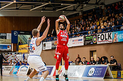 Basketball, Admiral Basketball Superliga 2019/20, Grunddurchgang 14.Runde, Oberwart Gunners, BC Vienna, Jason Detrick (19)