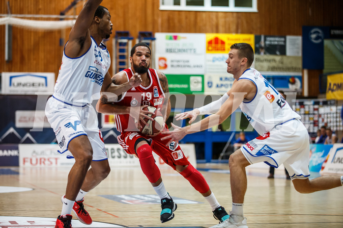 Basketball, Admiral Basketball Superliga 2019/20, Grunddurchgang 14.Runde, Oberwart Gunners, BC Vienna, Jason Detrick (19)