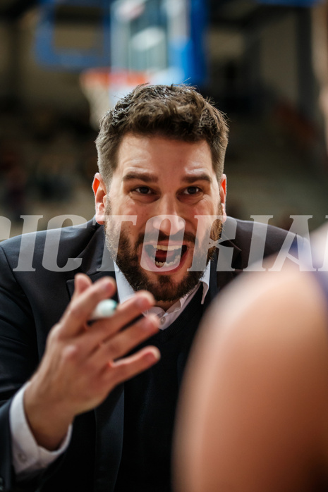 Basketball, Admiral Basketball Superliga 2019/20, Grunddurchgang 14.Runde, Oberwart Gunners, BC Vienna, Horst Leitner (Coach)