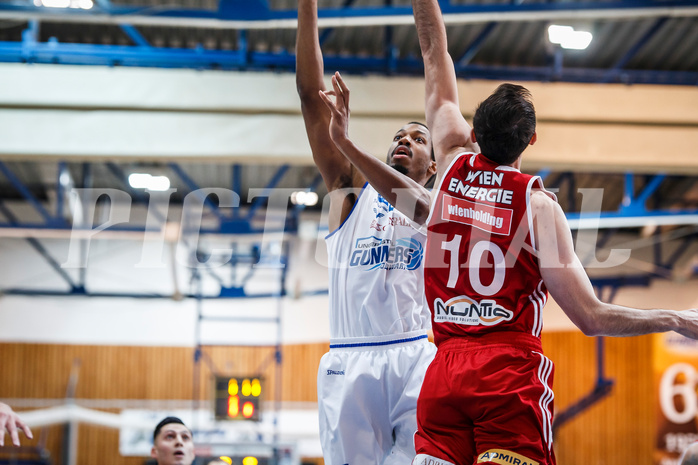 Basketball, Admiral Basketball Superliga 2019/20, Grunddurchgang 14.Runde, Oberwart Gunners, BC Vienna, Orion Outerbridge (8)