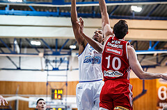 Basketball, Admiral Basketball Superliga 2019/20, Grunddurchgang 14.Runde, Oberwart Gunners, BC Vienna, Orion Outerbridge (8)