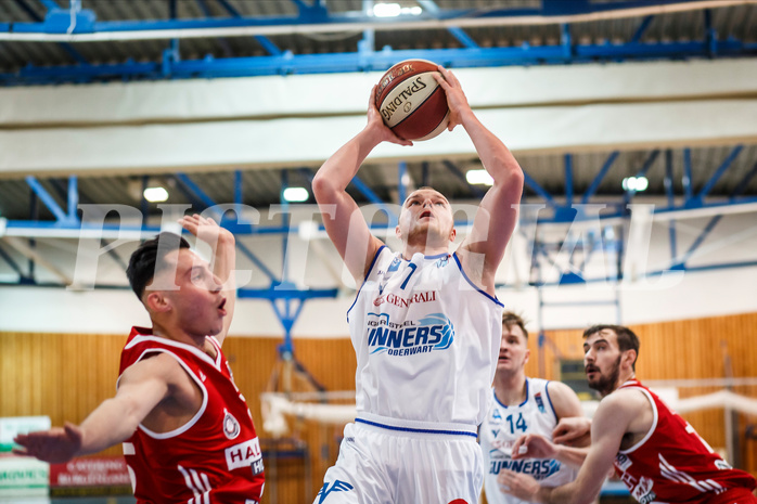 Basketball, Admiral Basketball Superliga 2019/20, Grunddurchgang 14.Runde, Oberwart Gunners, BC Vienna, Sebastian Käferle (7)
