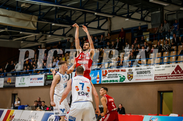 Basketball, Admiral Basketball Superliga 2019/20, Grunddurchgang 14.Runde, Oberwart Gunners, BC Vienna, Anton Shoutvin (10)