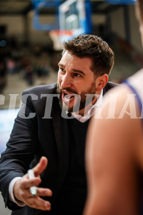 Basketball, Admiral Basketball Superliga 2019/20, Grunddurchgang 14.Runde, Oberwart Gunners, BC Vienna, Horst Leitner (Coach)