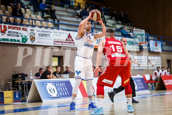 Basketball, Admiral Basketball Superliga 2019/20, Grunddurchgang 14.Runde, Oberwart Gunners, BC Vienna, Andrius Mikutis (5)