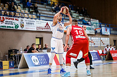 Basketball, Admiral Basketball Superliga 2019/20, Grunddurchgang 14.Runde, Oberwart Gunners, BC Vienna, Andrius Mikutis (5)