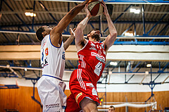 Basketball, Admiral Basketball Superliga 2019/20, Grunddurchgang 14.Runde, Oberwart Gunners, BC Vienna, Anton Shoutvin (10)