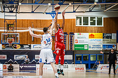 Basketball, Admiral Basketball Superliga 2019/20, Grunddurchgang 14.Runde, Oberwart Gunners, BC Vienna, Jason Detrick (19)