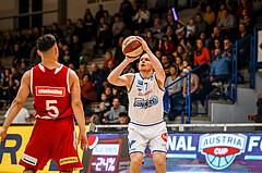Basketball, Admiral Basketball Superliga 2019/20, Grunddurchgang 14.Runde, Oberwart Gunners, BC Vienna, Sebastian Käferle (7)