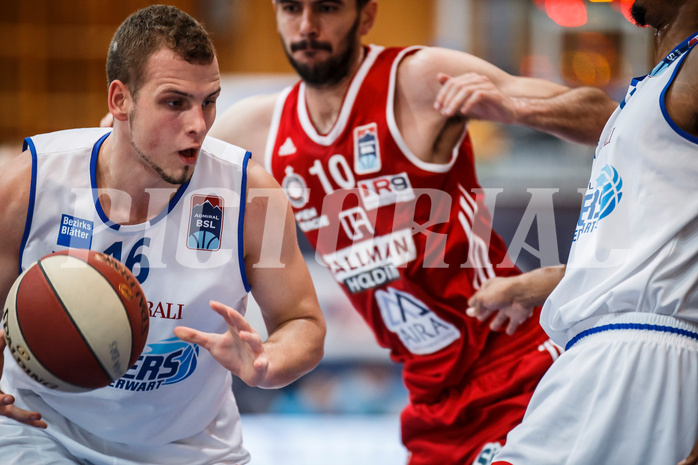 Basketball, Admiral Basketball Superliga 2019/20, Grunddurchgang 14.Runde, Oberwart Gunners, BC Vienna, Renato Poljak (16)