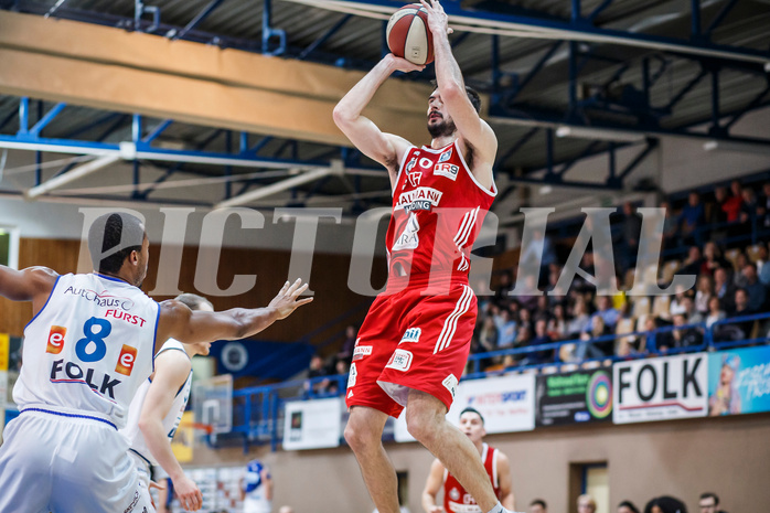 Basketball, Admiral Basketball Superliga 2019/20, Grunddurchgang 14.Runde, Oberwart Gunners, BC Vienna, Anton Shoutvin (10)