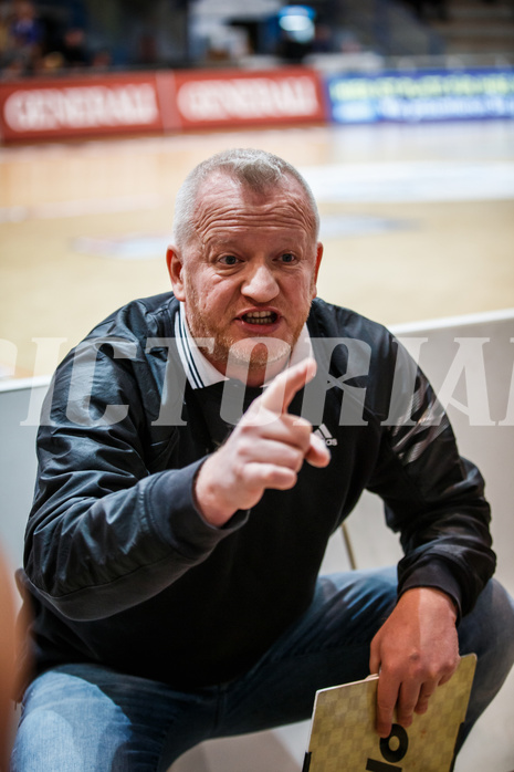 Basketball, Admiral Basketball Superliga 2019/20, Grunddurchgang 14.Runde, Oberwart Gunners, BC Vienna, Luigi Gresta (Head Coach)