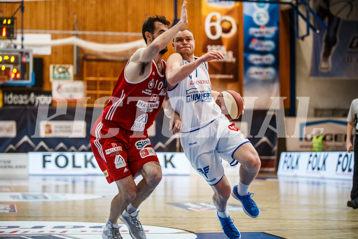 Basketball, Admiral Basketball Superliga 2019/20, Grunddurchgang 14.Runde, Oberwart Gunners, BC Vienna, Sebastian Käferle (7)