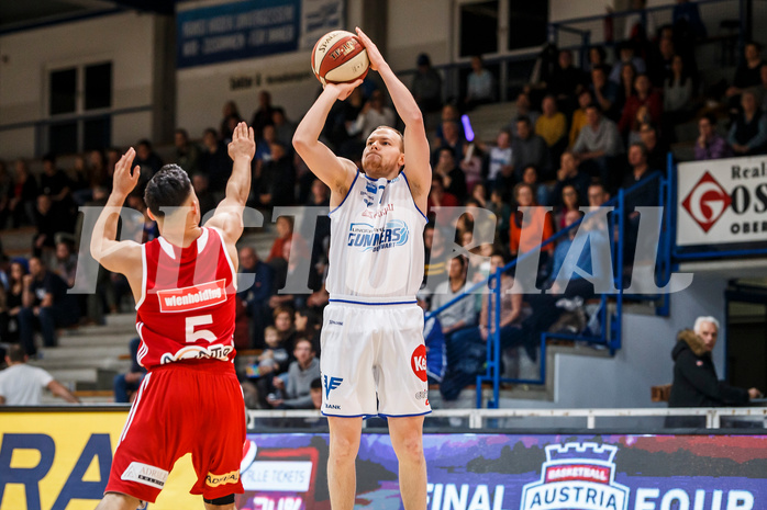 Basketball, Admiral Basketball Superliga 2019/20, Grunddurchgang 14.Runde, Oberwart Gunners, BC Vienna, Sebastian Käferle (7)