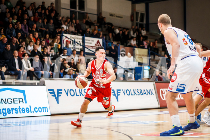 Basketball, Admiral Basketball Superliga 2019/20, Grunddurchgang 14.Runde, Oberwart Gunners, BC Vienna, Mustafa Hassan Zadeh (5)