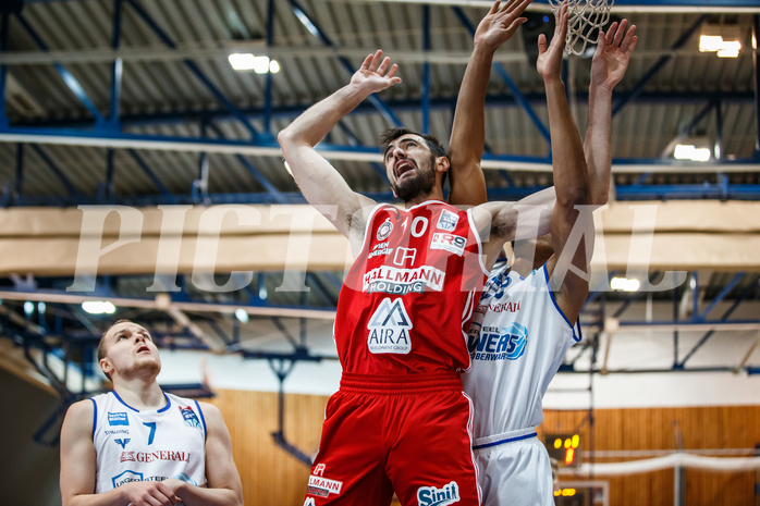 Basketball, Admiral Basketball Superliga 2019/20, Grunddurchgang 14.Runde, Oberwart Gunners, BC Vienna, Anton Shoutvin (10)
