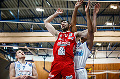 Basketball, Admiral Basketball Superliga 2019/20, Grunddurchgang 14.Runde, Oberwart Gunners, BC Vienna, Anton Shoutvin (10)