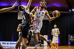 Basketball, bet-at-home Basketball Superliga 2020/21, Grunddurchgang 17.Runde, BC Vienna, Flyers Wels, Alex Robinson (8)
