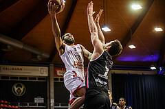 Basketball, bet-at-home Basketball Superliga 2020/21, Grunddurchgang 17.Runde, BC Vienna, Flyers Wels, Richaud Pack (4)