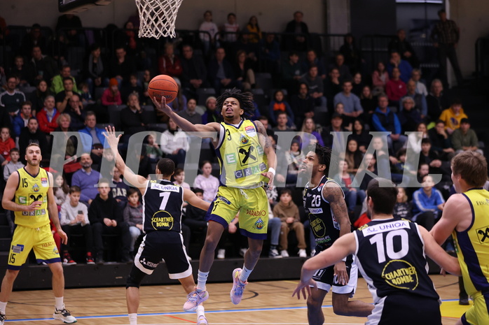 05.02.2023, Graz, Raiffeisen Sportpark Graz, Basketball Superliga 2022/23, Grunddurchgang, Runde 20, UBSC Raiffeisen Graz - OCS Swans Gmunden