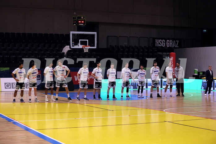 05.02.2023, Graz, Raiffeisen Sportpark Graz, Basketball Superliga 2022/23, Grunddurchgang, Runde 20, UBSC Raiffeisen Graz - OCS Swans Gmunden