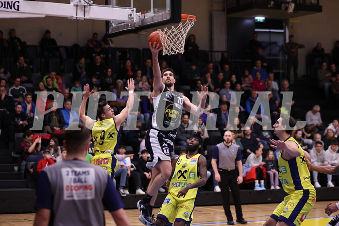 05.02.2023, Graz, Raiffeisen Sportpark Graz, Basketball Superliga 2022/23, Grunddurchgang, Runde 20, UBSC Raiffeisen Graz - OCS Swans Gmunden