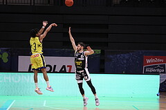 05.02.2023, Graz, Raiffeisen Sportpark Graz, Basketball Superliga 2022/23, Grunddurchgang, Runde 20, UBSC Raiffeisen Graz - OCS Swans Gmunden