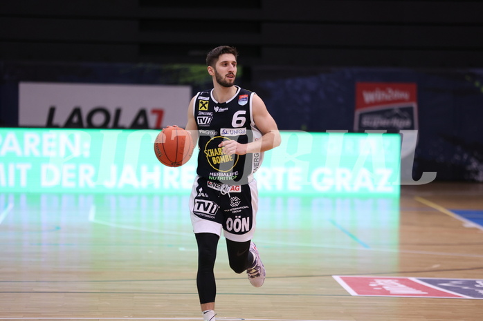 05.02.2023, Graz, Raiffeisen Sportpark Graz, Basketball Superliga 2022/23, Grunddurchgang, Runde 20, UBSC Raiffeisen Graz - OCS Swans Gmunden