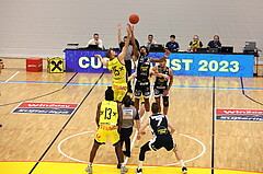 05.02.2023, Graz, Raiffeisen Sportpark Graz, Basketball Superliga 2022/23, Grunddurchgang, Runde 20, UBSC Raiffeisen Graz - OCS Swans Gmunden