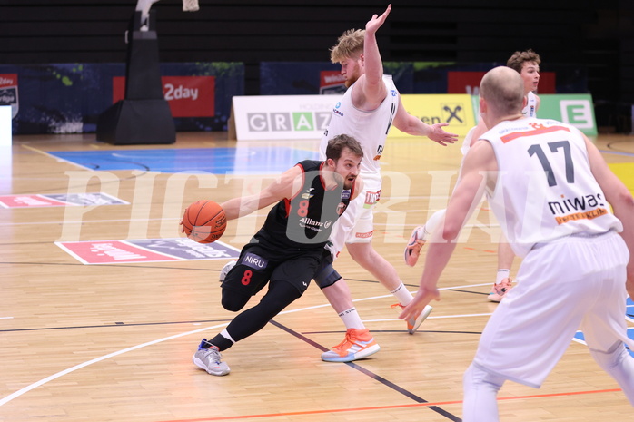 05.02.2023, Graz, Raiffeisen Sportpark Graz, Basketball Zweite Liga 2022/23, Grunddurchgang, Runde 15, Future Team Steiermark vs Mistelbach Mustangs 