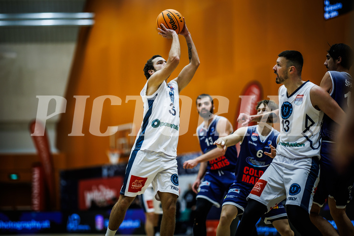 Basketball, Win2Day Superliga 2023/24, Grunddurchgang 7.Runde, Vienna Timberwolves, BBC Nord Dragonz, Oscar Schmit (36)