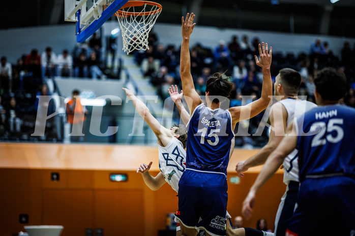 Basketball, Win2Day Superliga 2023/24, Grunddurchgang 7.Runde, Vienna Timberwolves, BBC Nord Dragonz, Elias Wlasak (8)