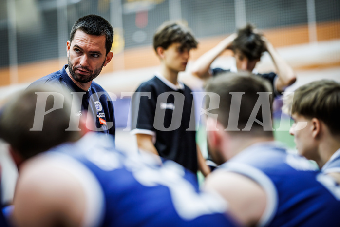 Basketball, Win2Day Superliga 2023/24, Grunddurchgang 7.Runde, Vienna Timberwolves, BBC Nord Dragonz, Felix Jambor (Head Coach)