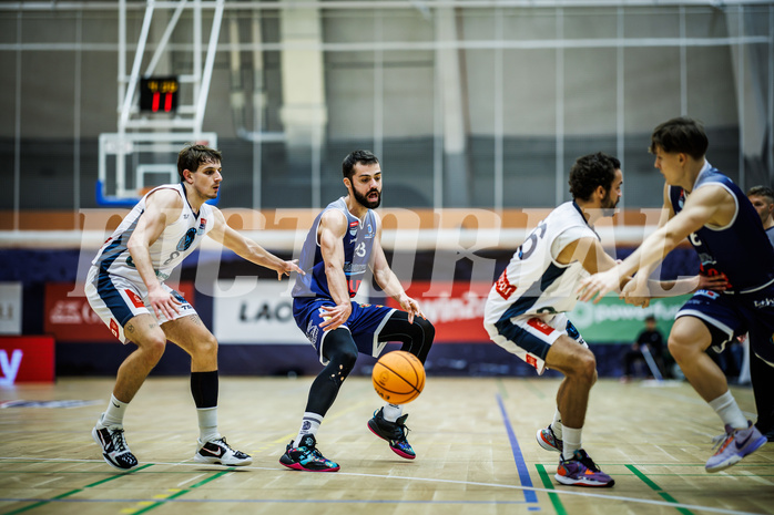 Basketball, Win2Day Superliga 2023/24, Grunddurchgang 7.Runde, Vienna Timberwolves, BBC Nord Dragonz, Dogus Demirel (23)