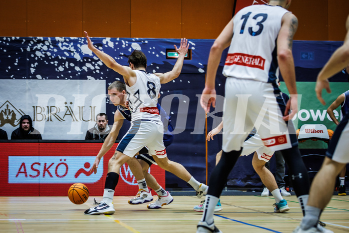 Basketball, Win2Day Superliga 2023/24, Grunddurchgang 7.Runde, Vienna Timberwolves, BBC Nord Dragonz, Filip Bjelanovic (22)