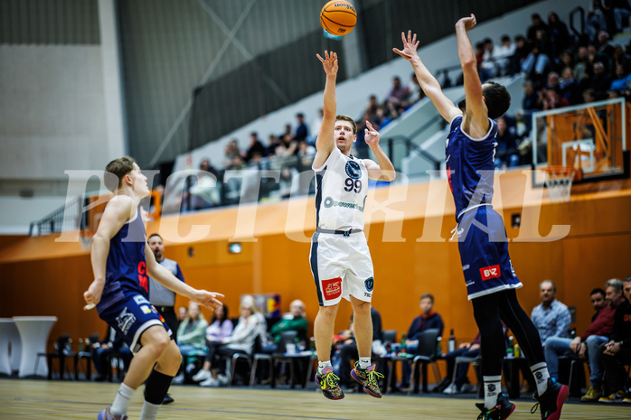 Basketball, Win2Day Superliga 2023/24, Grunddurchgang 7.Runde, Vienna Timberwolves, BBC Nord Dragonz, Ziga Fifolt (13)