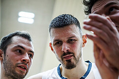 Basketball, Win2Day Superliga 2023/24, Grunddurchgang 7.Runde, Vienna Timberwolves, BBC Nord Dragonz, Jakob Szkutta (10), Ziga Fifolt (13)