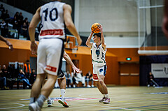 Basketball, Win2Day Superliga 2023/24, Grunddurchgang 7.Runde, Vienna Timberwolves, BBC Nord Dragonz, Jakob Konzet (5)