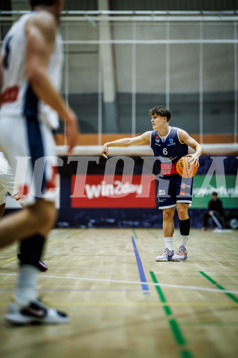 Basketball, Win2Day Superliga 2023/24, Grunddurchgang 7.Runde, Vienna Timberwolves, BBC Nord Dragonz, Valentin Pasterk (6)