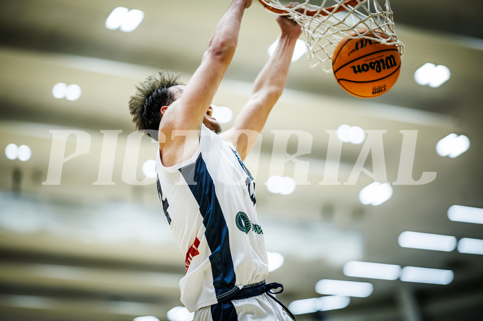 Basketball, Win2Day Superliga 2023/24, Grunddurchgang 7.Runde, Vienna Timberwolves, BBC Nord Dragonz, Ivor Kuresevic (44)