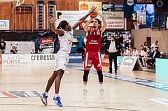 Basketball, Basketball Superliga 2023/24, Gunddurchgang 7. Runde, Oberwart Gunners, BC Vienna, James Graham (11), Bogic Vujosevic (5)