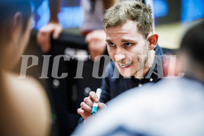 Basketball, Win2Day Superliga 2023/24, Grunddurchgang 7.Runde, Vienna Timberwolves, BBC Nord Dragonz, Justin Schlünken (Head Coach)