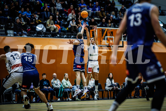 Basketball, Win2Day Superliga 2023/24, Grunddurchgang 7.Runde, Vienna Timberwolves, BBC Nord Dragonz, Elias Wlasak (8)