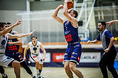 Basketball, Win2Day Superliga 2023/24, Grunddurchgang 7.Runde, Vienna Timberwolves, BBC Nord Dragonz, Filip Bjelanovic (22)