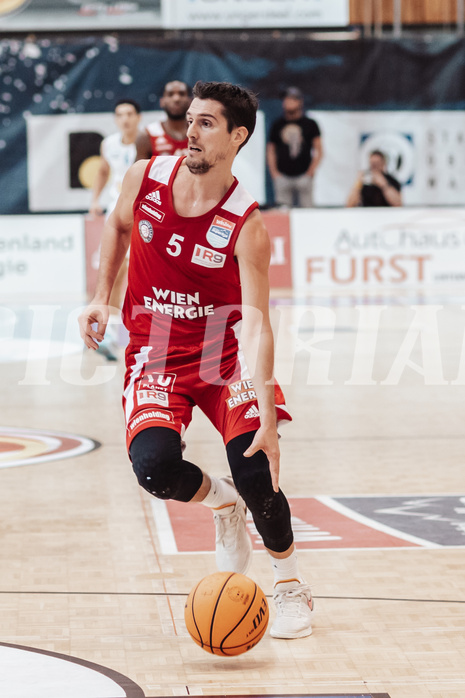 Basketball, Basketball Superliga 2023/24, Gunddurchgang 7. Runde, Oberwart Gunners, BC Vienna, Bogic Vujosevic (5)