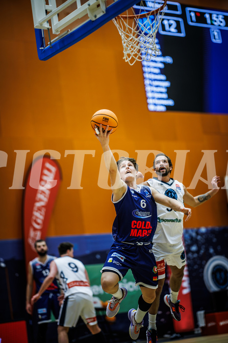 Basketball, Win2Day Superliga 2023/24, Grunddurchgang 7.Runde, Vienna Timberwolves, BBC Nord Dragonz, Valentin Pasterk (6)
