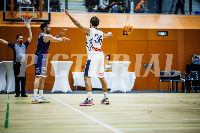 Basketball, Win2Day Superliga 2023/24, Grunddurchgang 7.Runde, Vienna Timberwolves, BBC Nord Dragonz, Petar Cosic (3)