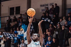Basketball, Basketball Superliga 2023/24, Gunddurchgang 7. Runde, Oberwart Gunners, BC Vienna, Trevion Lamar (10)